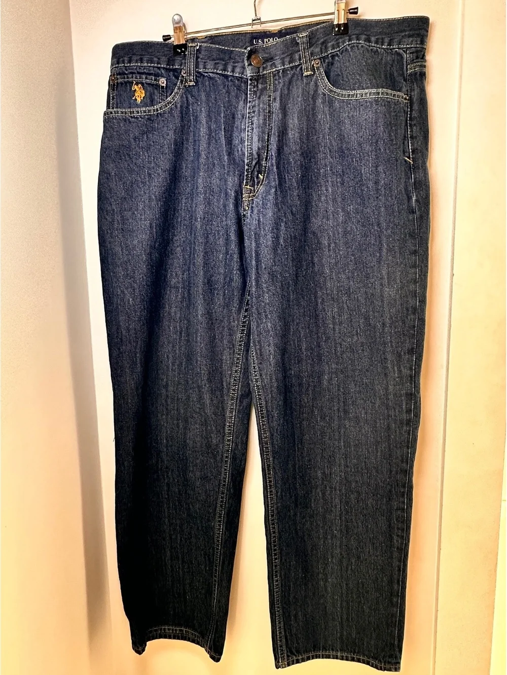 U.S. Polo Assn Men’s Jeans 38x30 Blue Denim Straight Leg Classic Fit